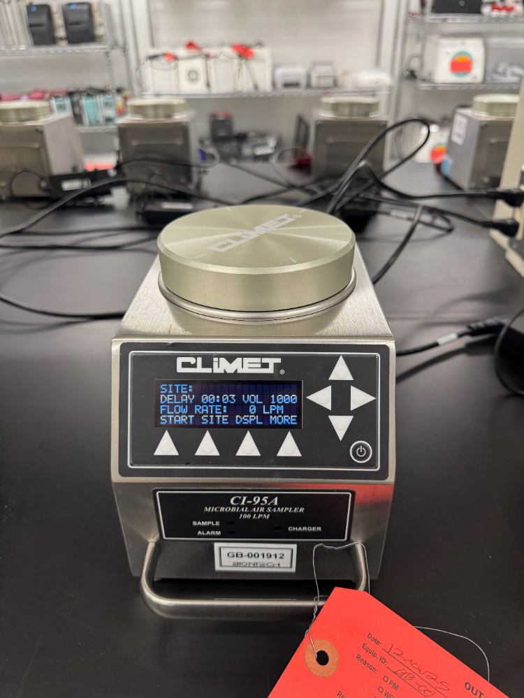 Image of Climet CI-95A 100 LPM Microbial Air Sampler